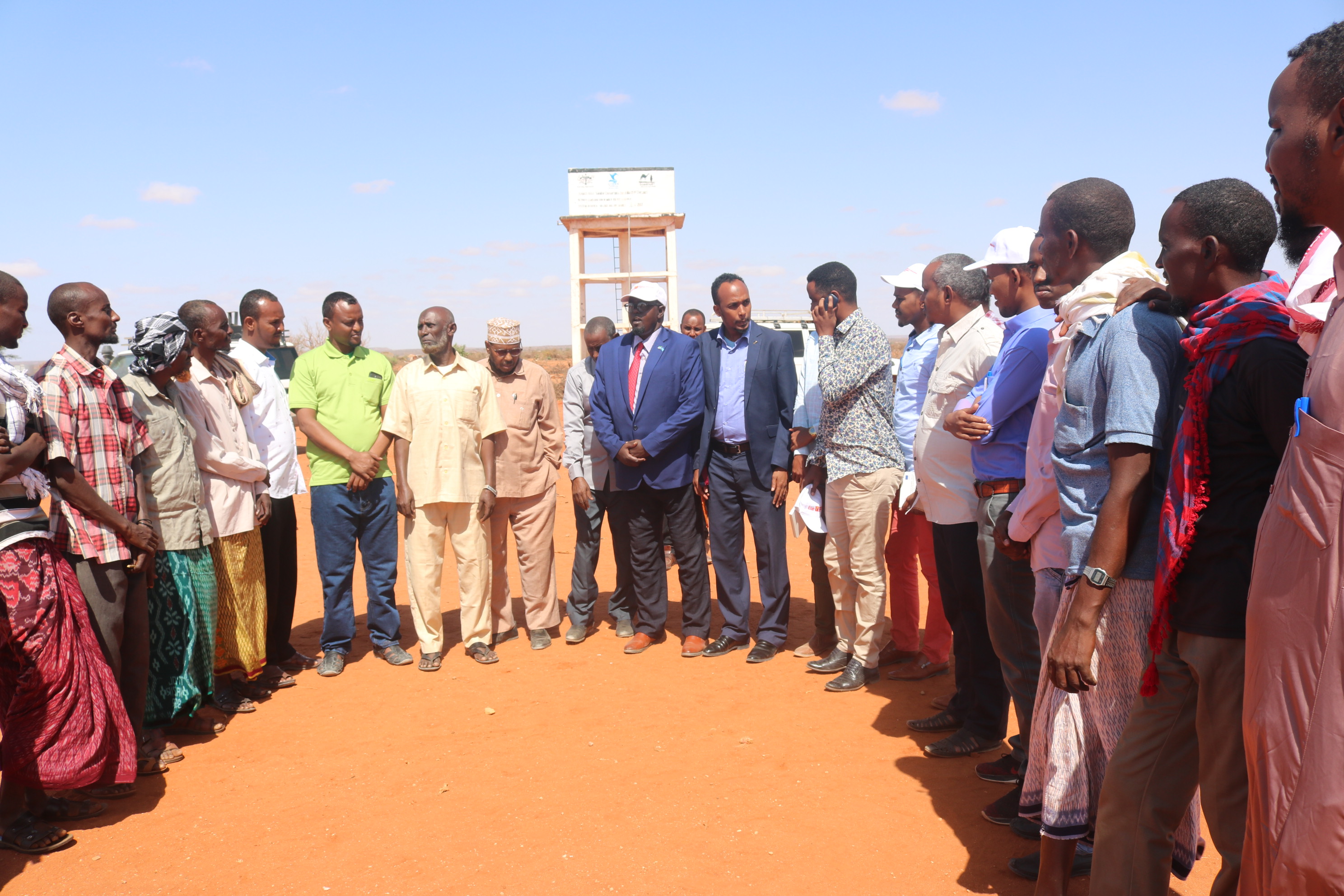 Somalia. Focused training on water management reduces stress and
